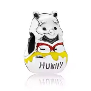 NWOT Disney, Winnie the Pooh Honey Pot Pooh Charm Sterling Silver 925